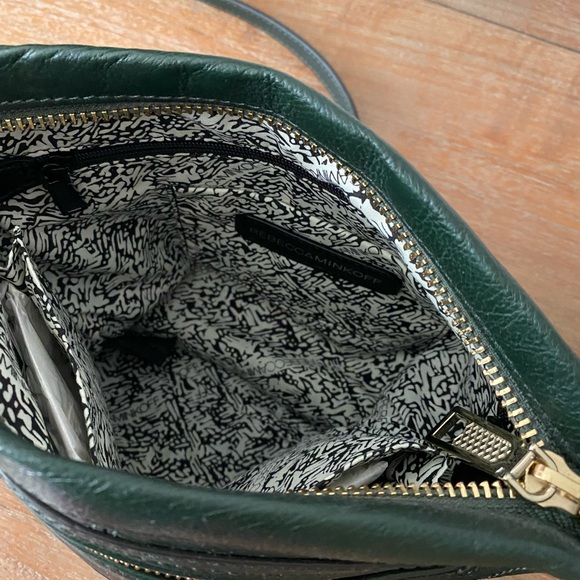 NWOT Rebecca Minkoff Green Leather Handbag - Picture 10 of 15